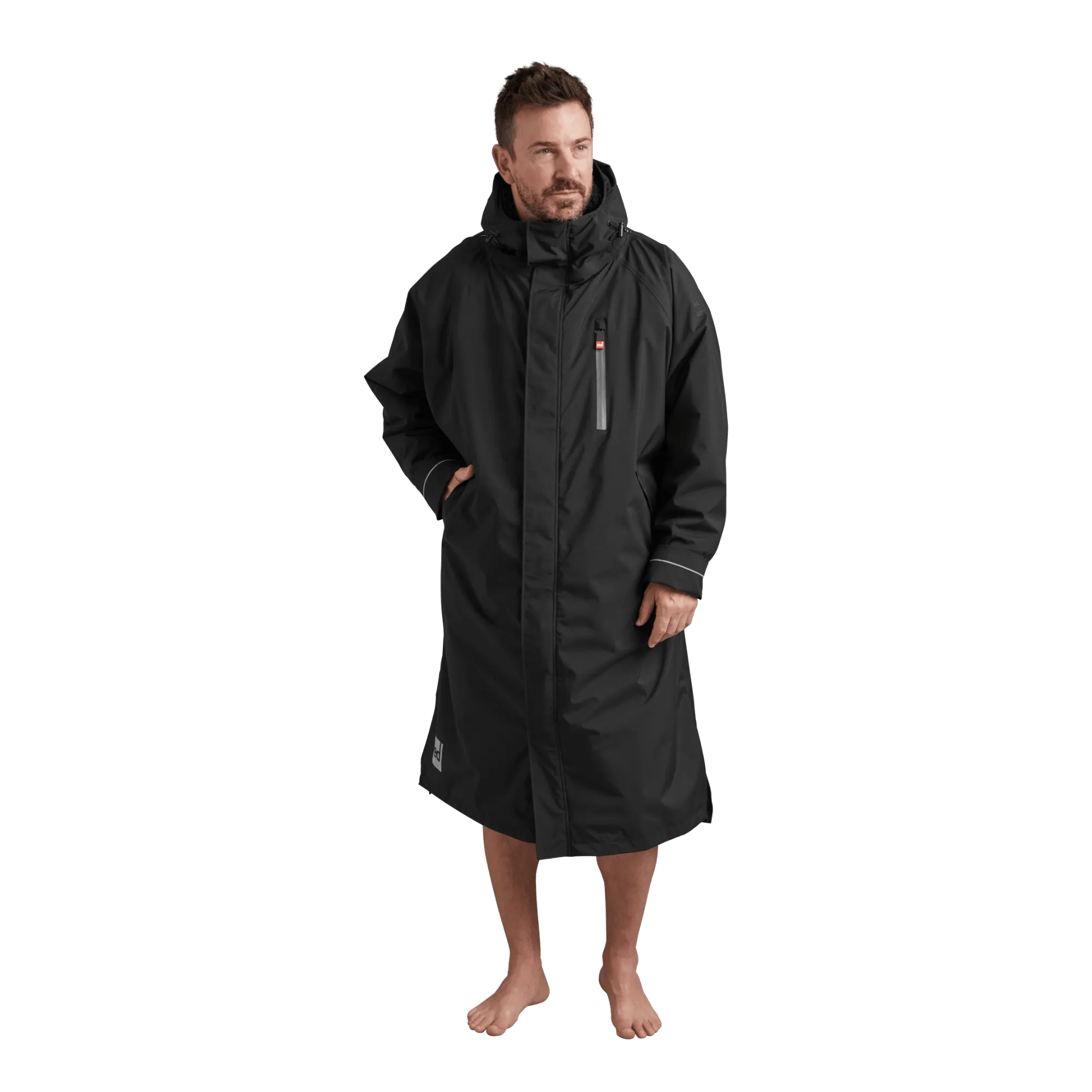 Men's Long Sleeve Waterproof Dry Changing Robe Alter Evo - Stealth Black