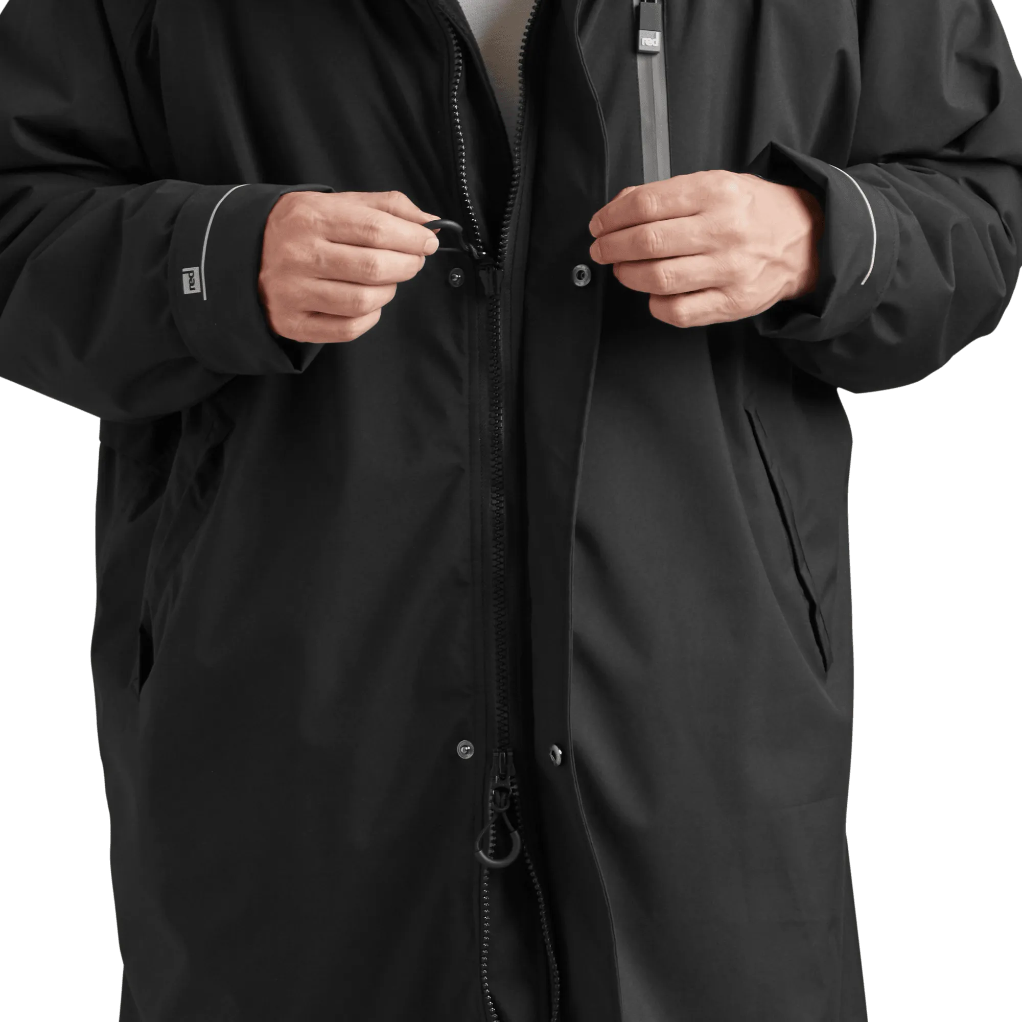 Men's Long Sleeve Waterproof Dry Changing Robe Alter Evo - Stealth Black