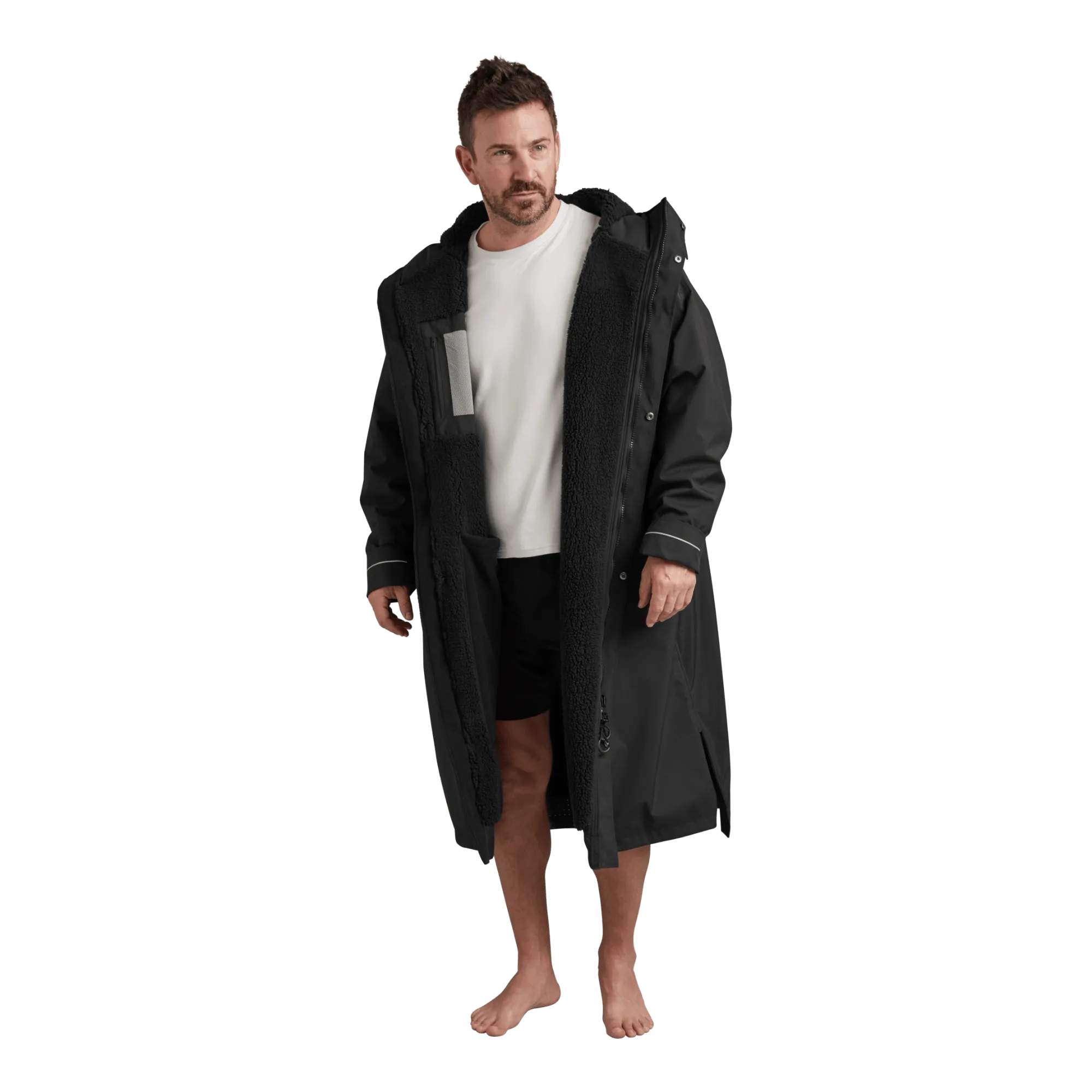 Men's Long Sleeve Waterproof Dry Changing Robe Alter Evo - Stealth Black