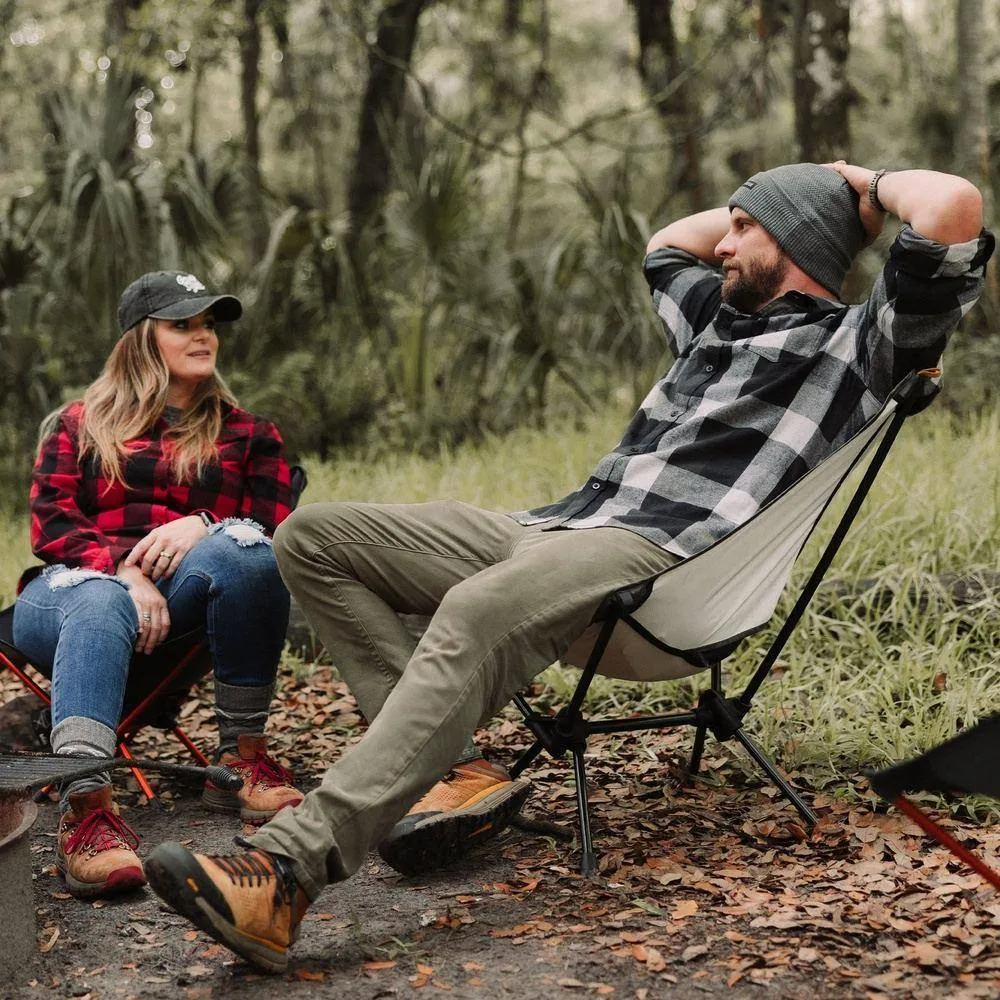 Men's Plaid Flannel - Black