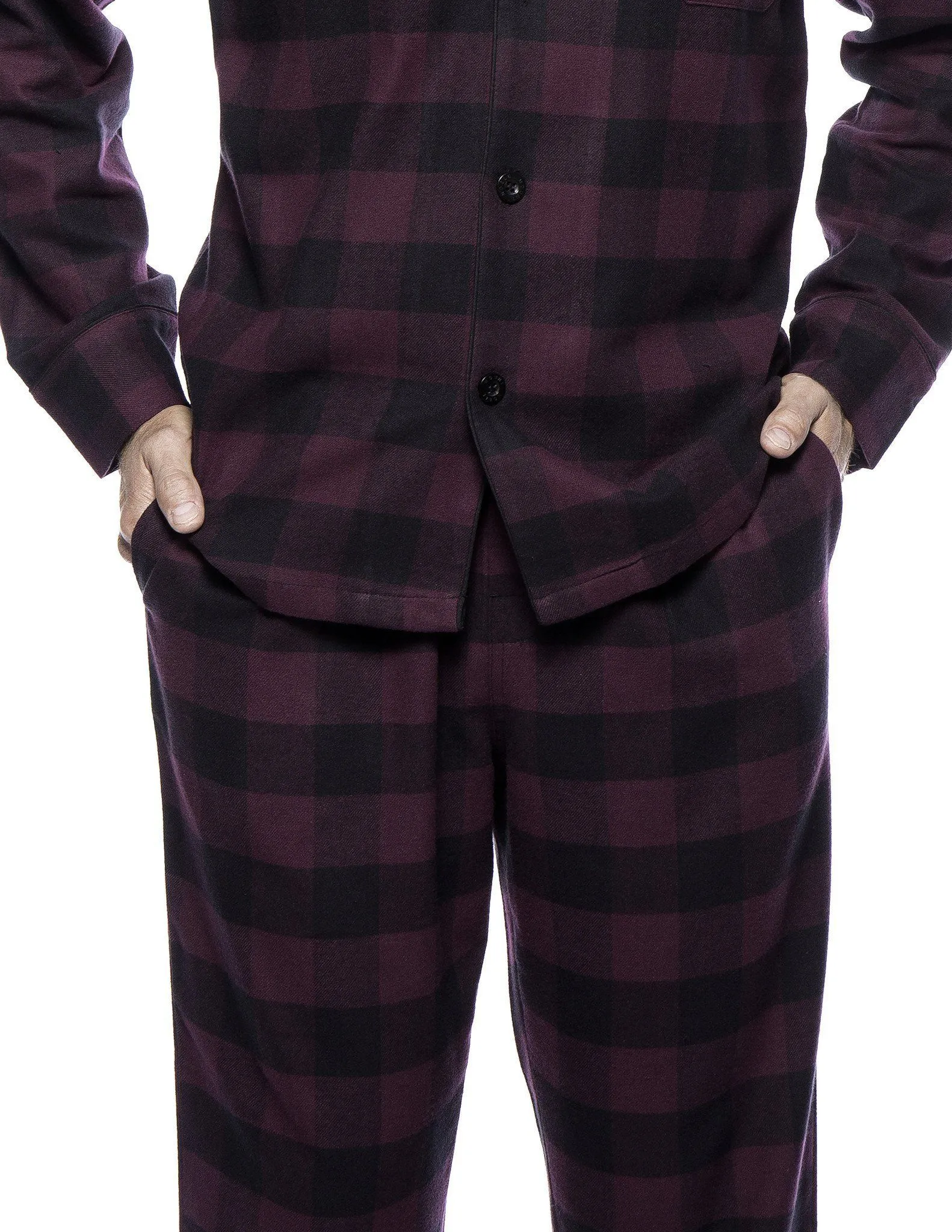 Men's Premium 100% Cotton Flannel Pajama Sleepwear Set