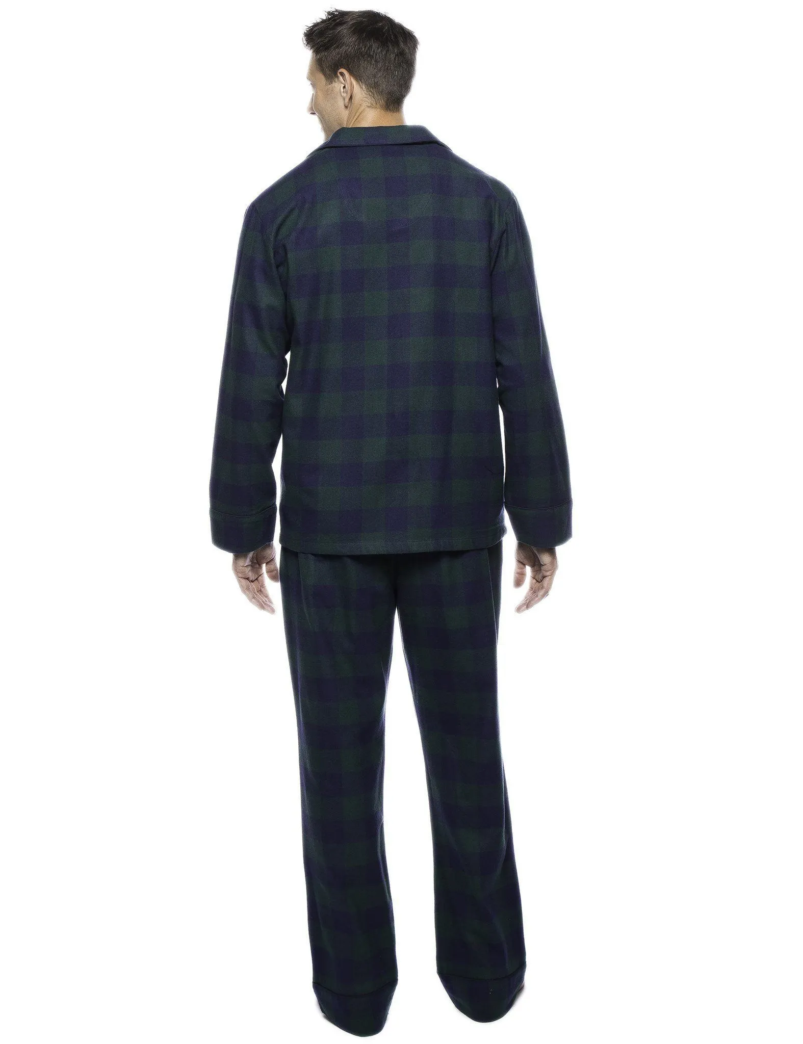 Men's Premium 100% Cotton Flannel Pajama Sleepwear Set