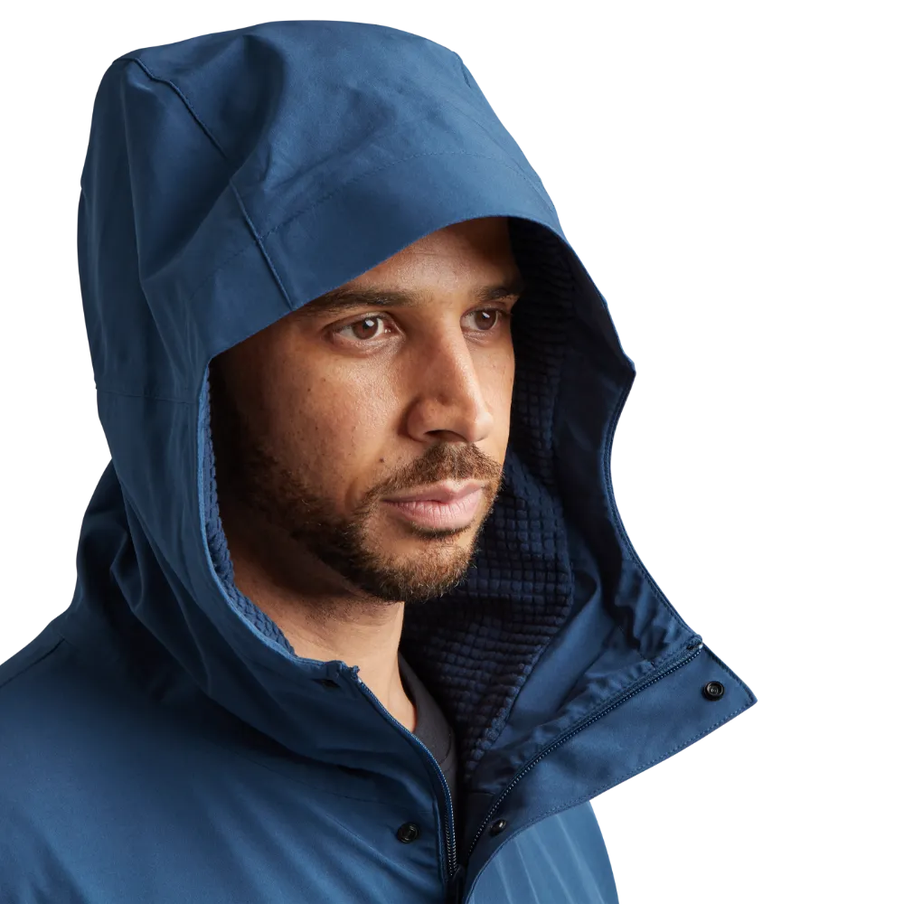 Men's Pursuit Waterproof Lightweight Changing Robe Jacket - Ocean Blue