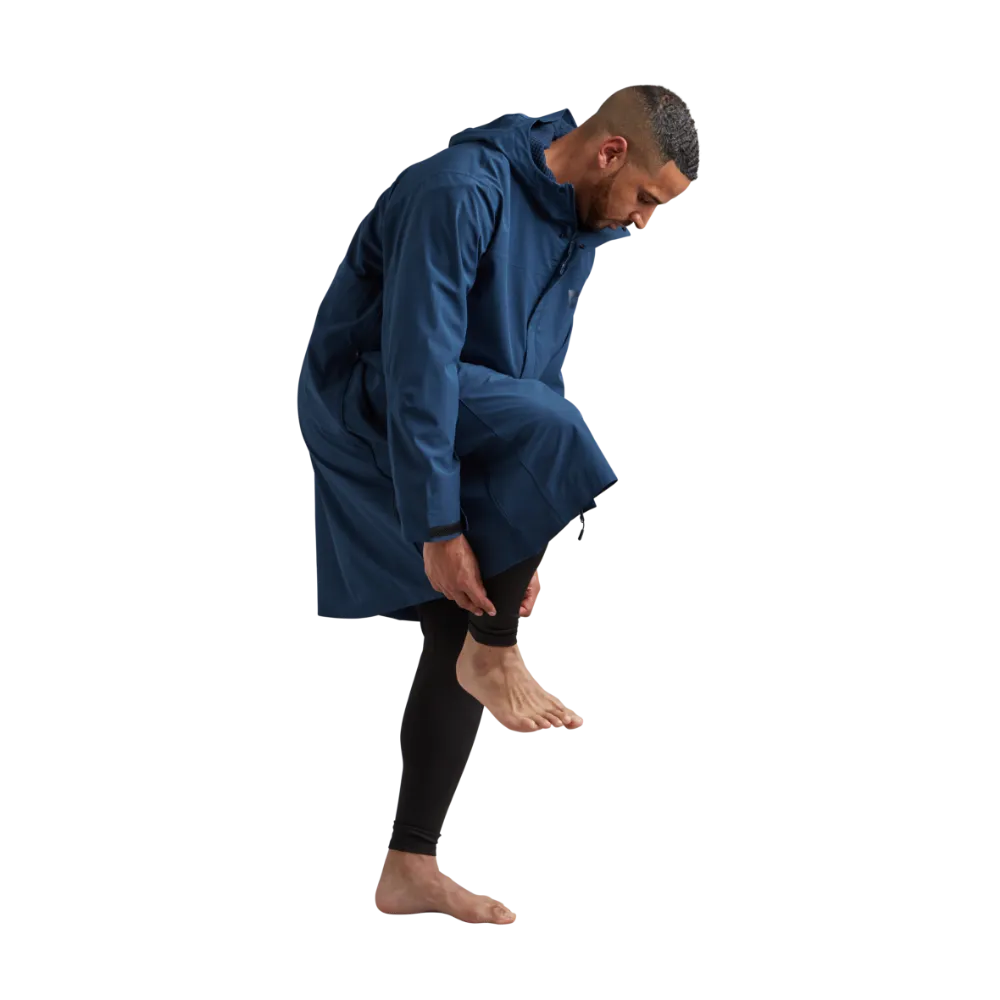 Men's Pursuit Waterproof Lightweight Changing Robe Jacket - Ocean Blue