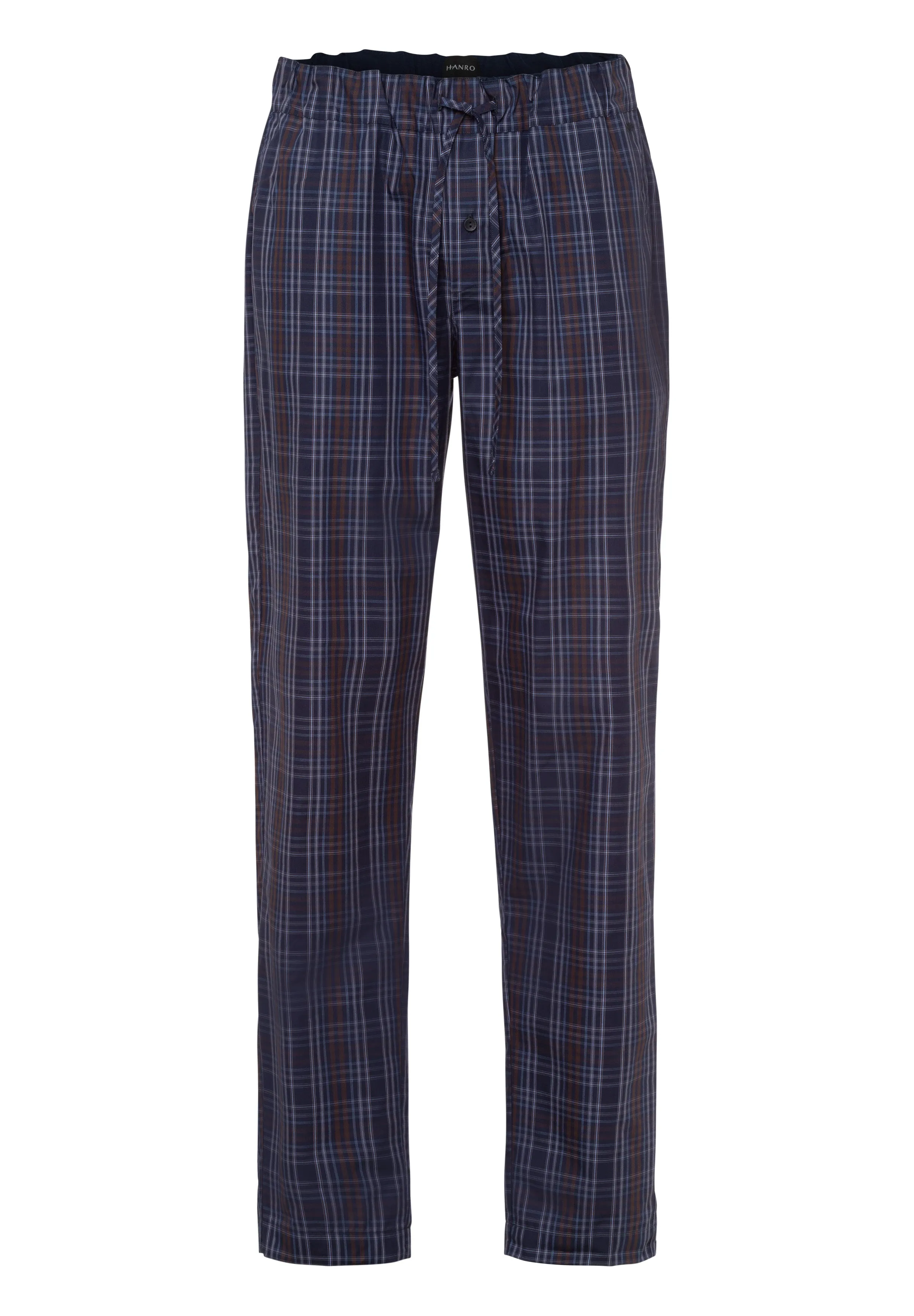 Night And Day Woven Lounge Pant | Fine Bluish Check 75436-2941