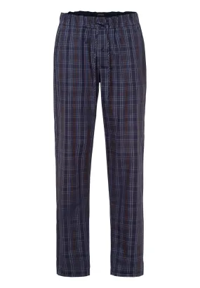 Night And Day Woven Lounge Pant | Fine Bluish Check 75436-2941