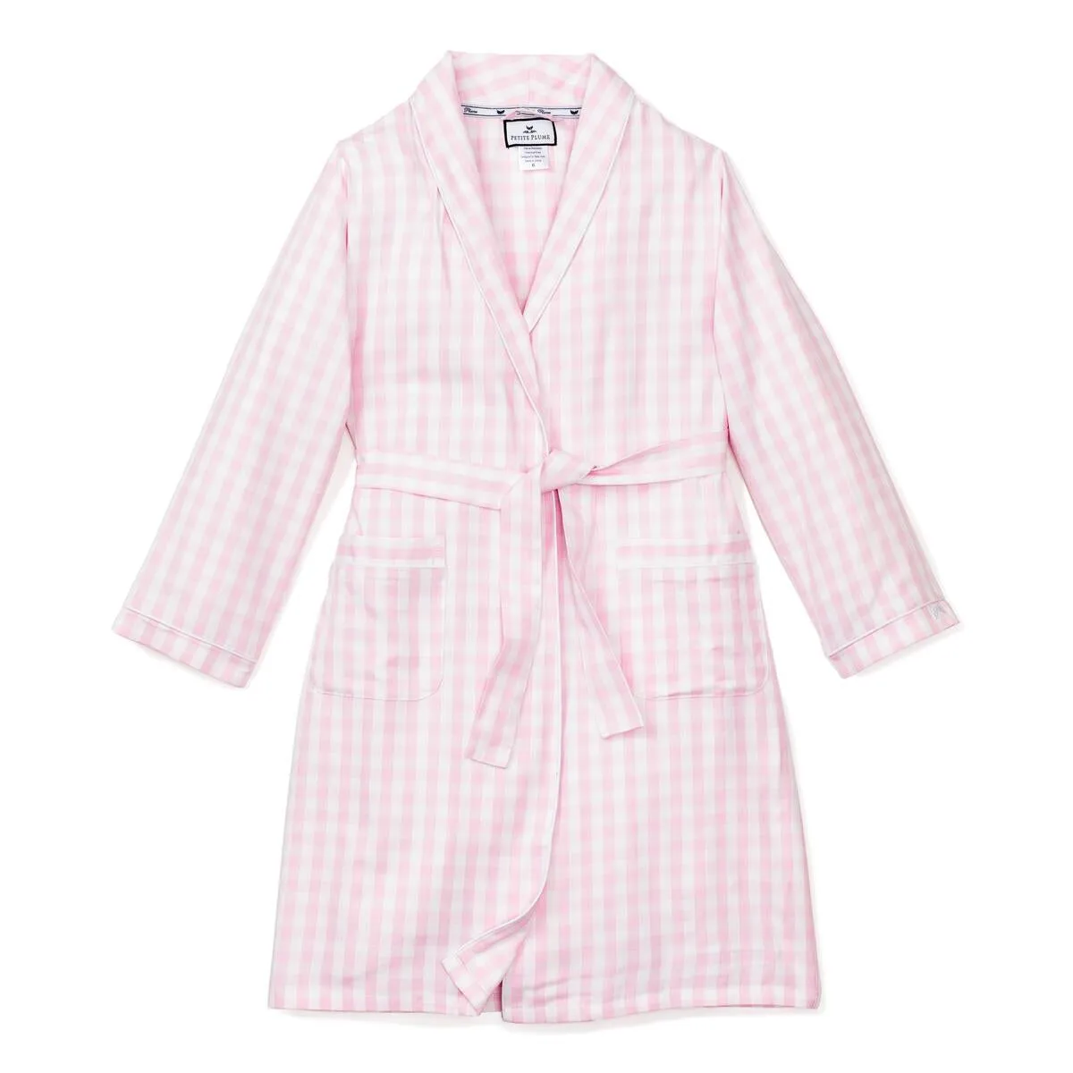 Pink Gingham Robe