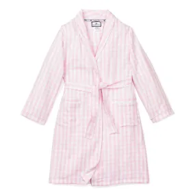 Pink Gingham Robe