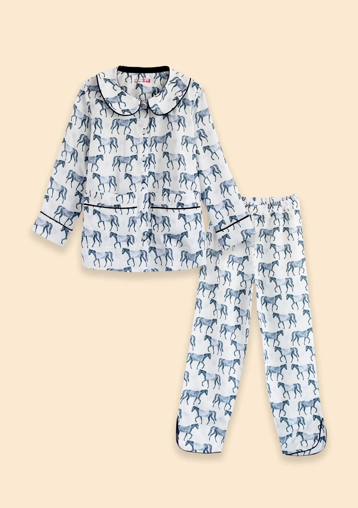 Ponyland Long Sleeve | Be Mine Blue | Children's PJ'S