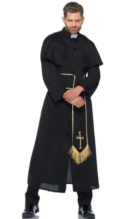 Religious Priest Deluxe Mens Costume