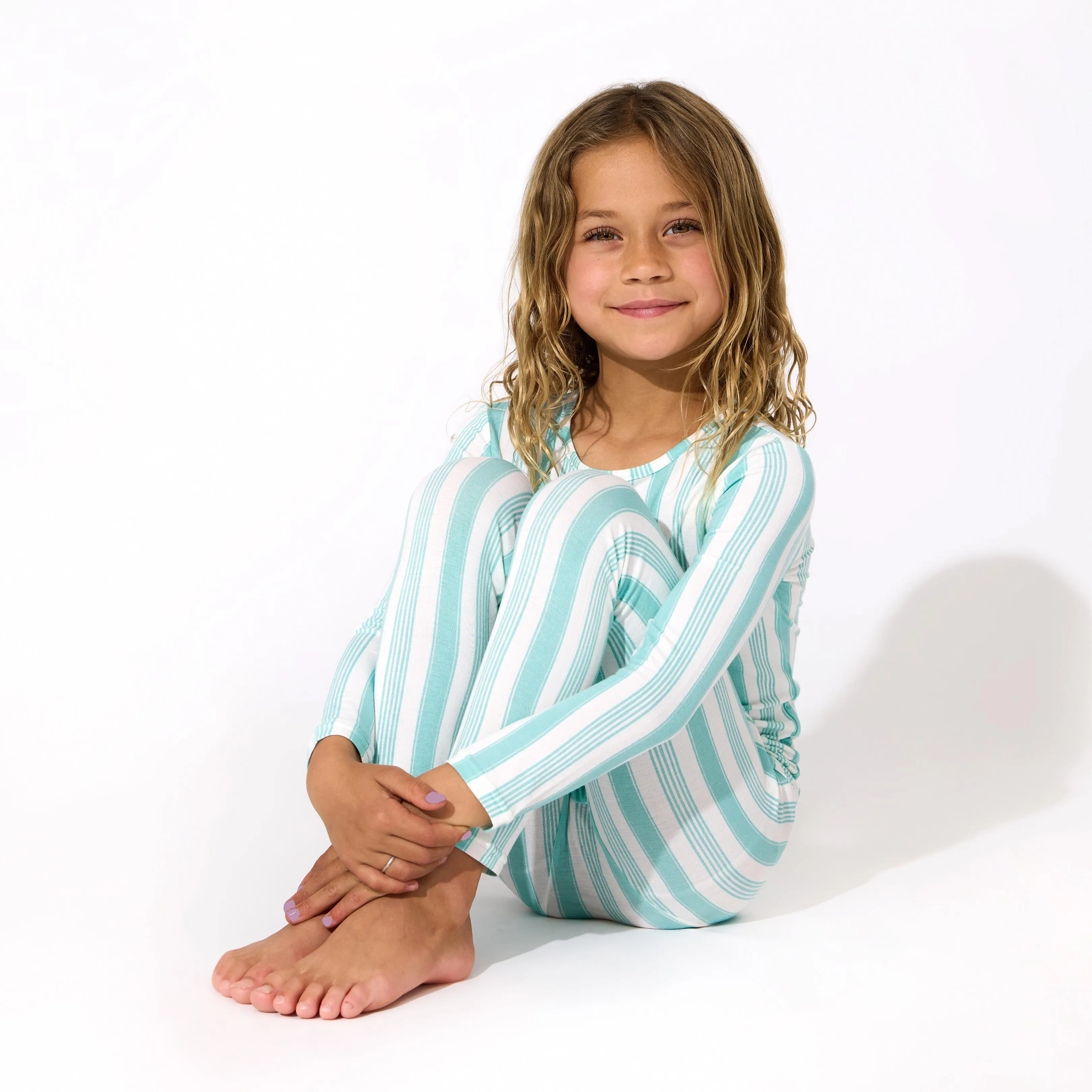 Slumber Stripes Bamboo Kids Pajamas