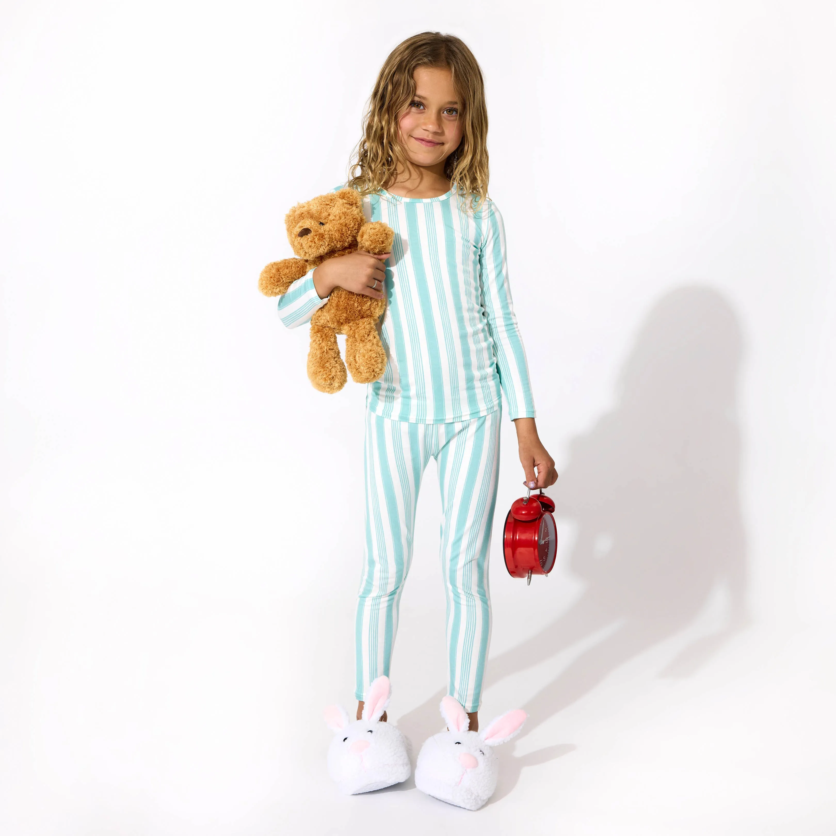 Slumber Stripes Bamboo Kids Pajamas