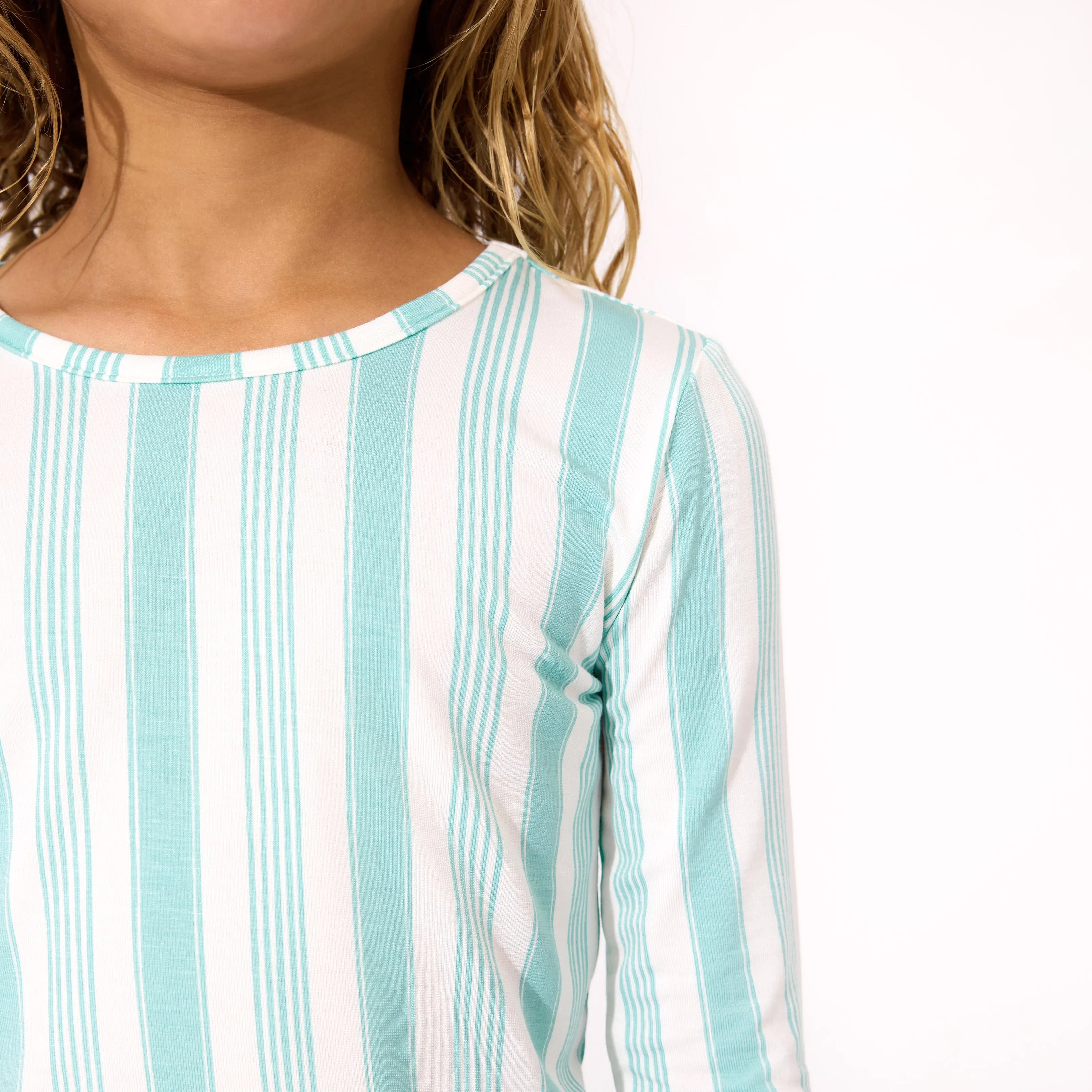 Slumber Stripes Bamboo Kids Pajamas