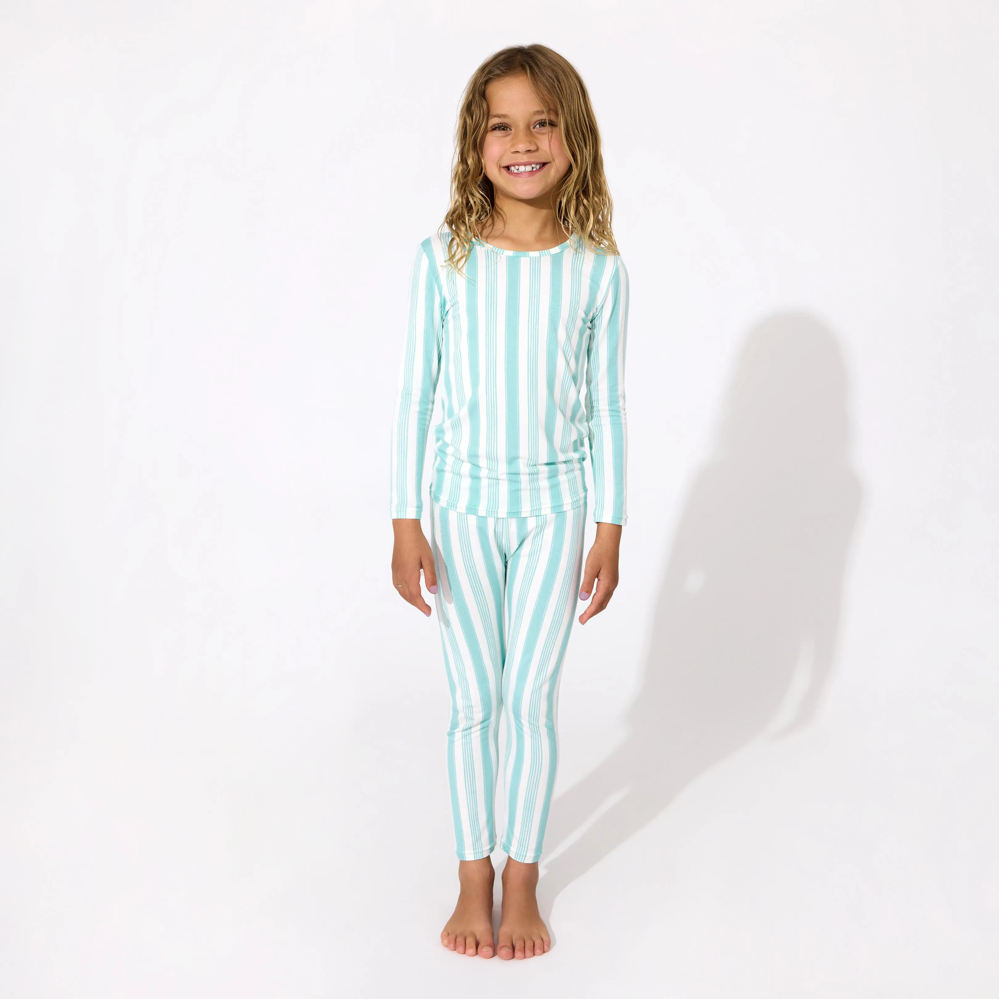 Slumber Stripes Bamboo Kids Pajamas