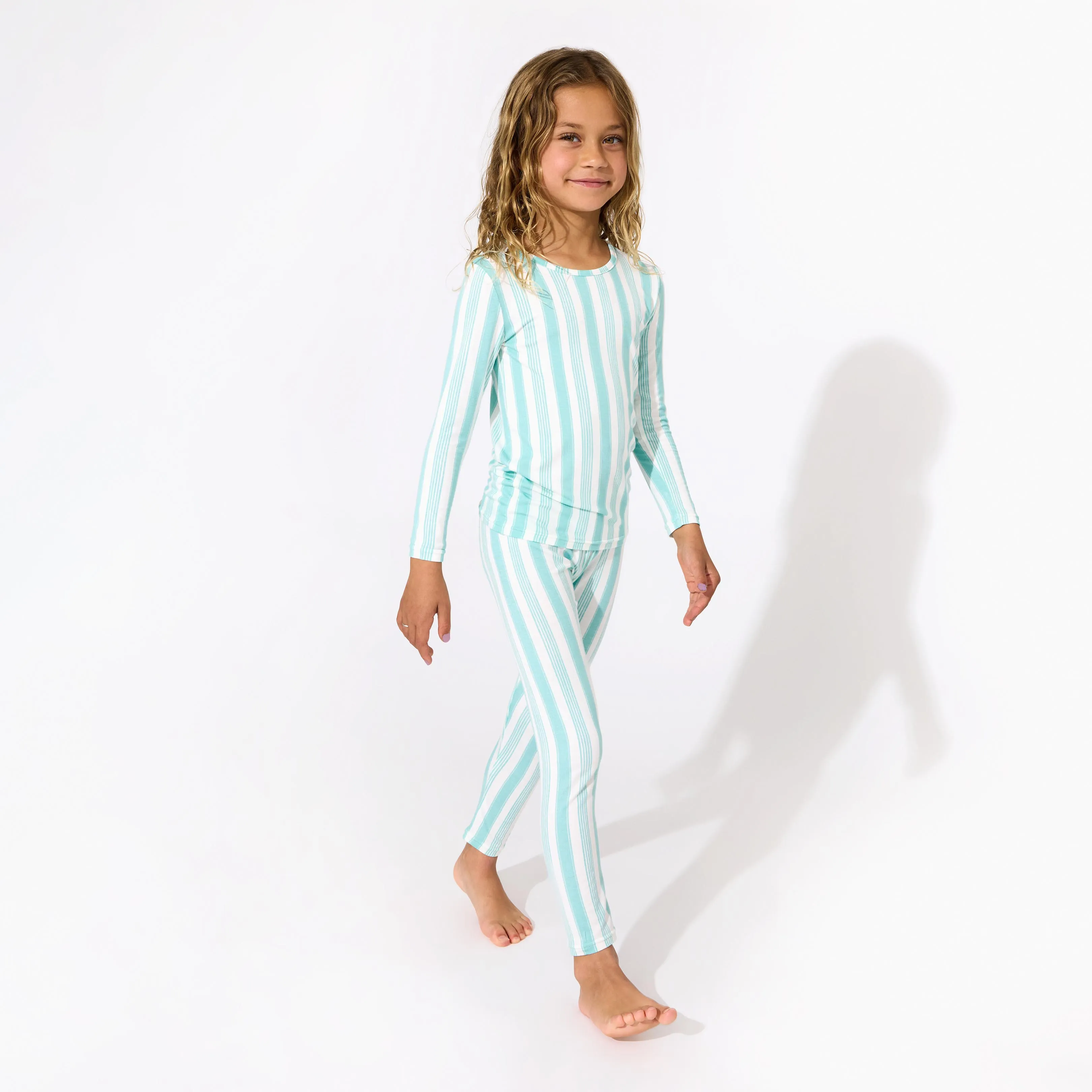 Slumber Stripes Bamboo Kids Pajamas