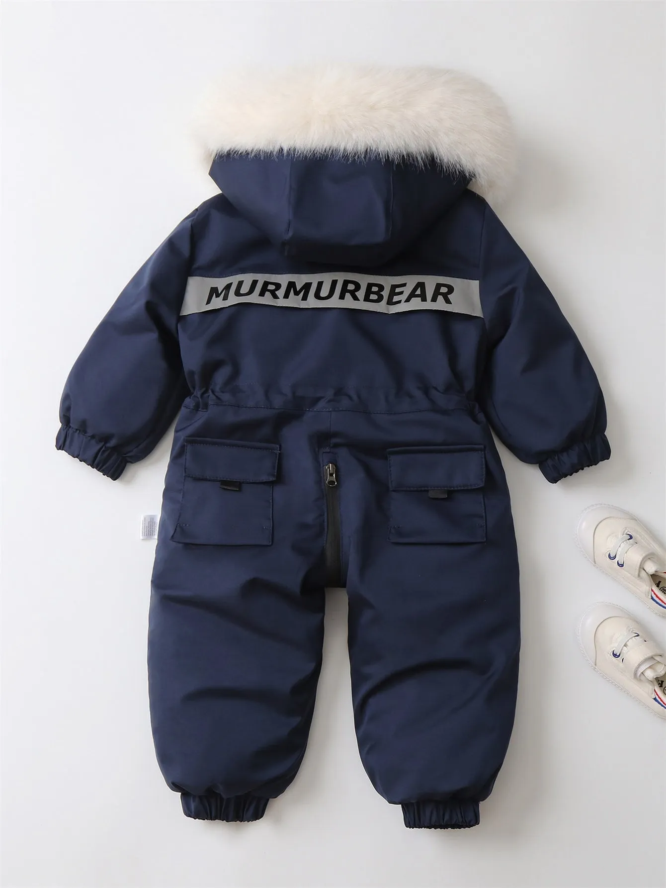 Solid color thin baby jumpsuit children's ski suit outdoor clothes