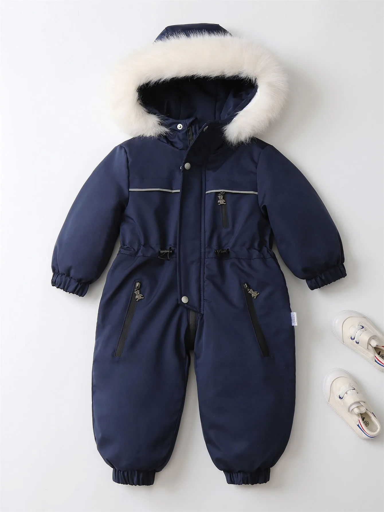 Solid color thin baby jumpsuit children's ski suit outdoor clothes