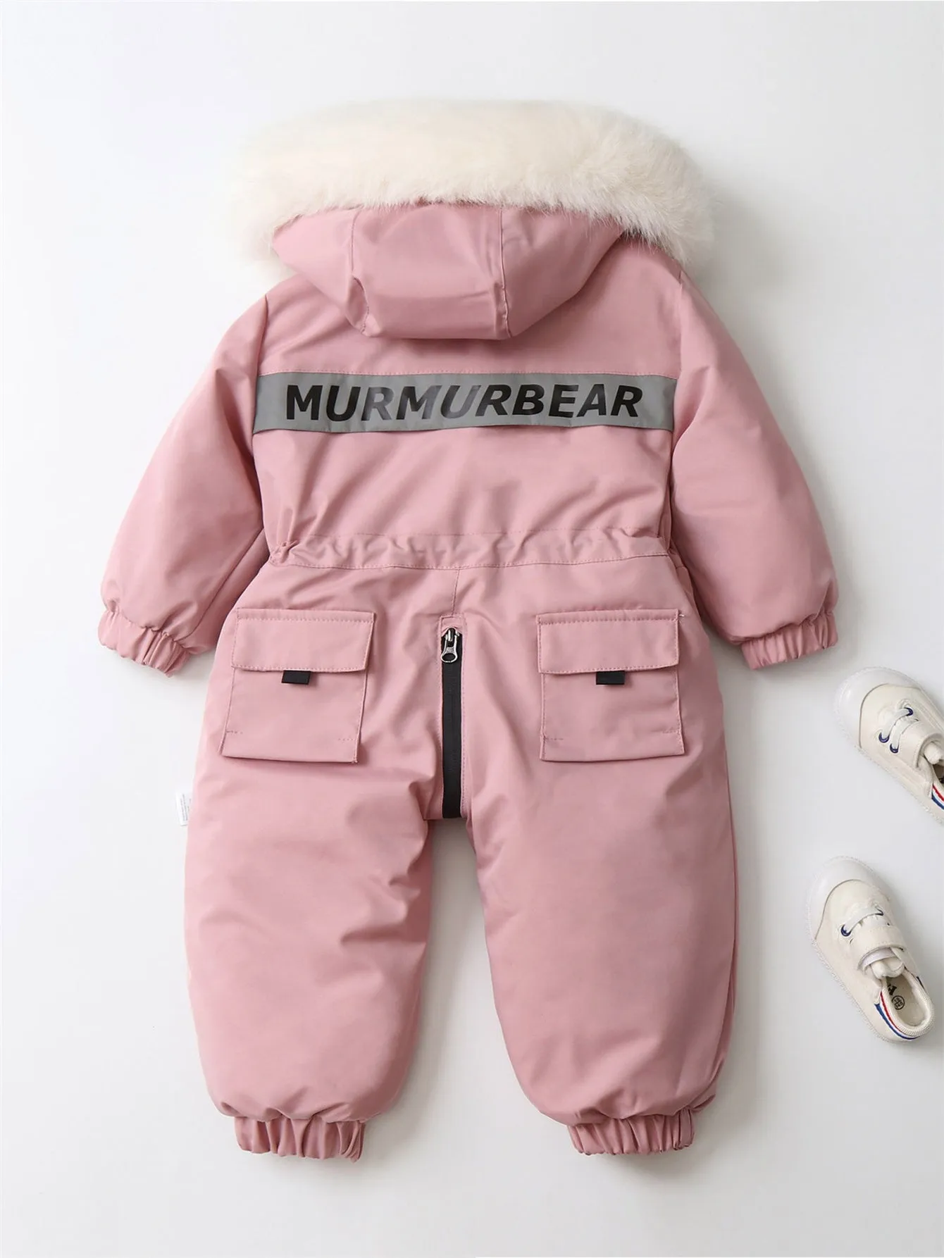 Solid color thin baby jumpsuit children's ski suit outdoor clothes