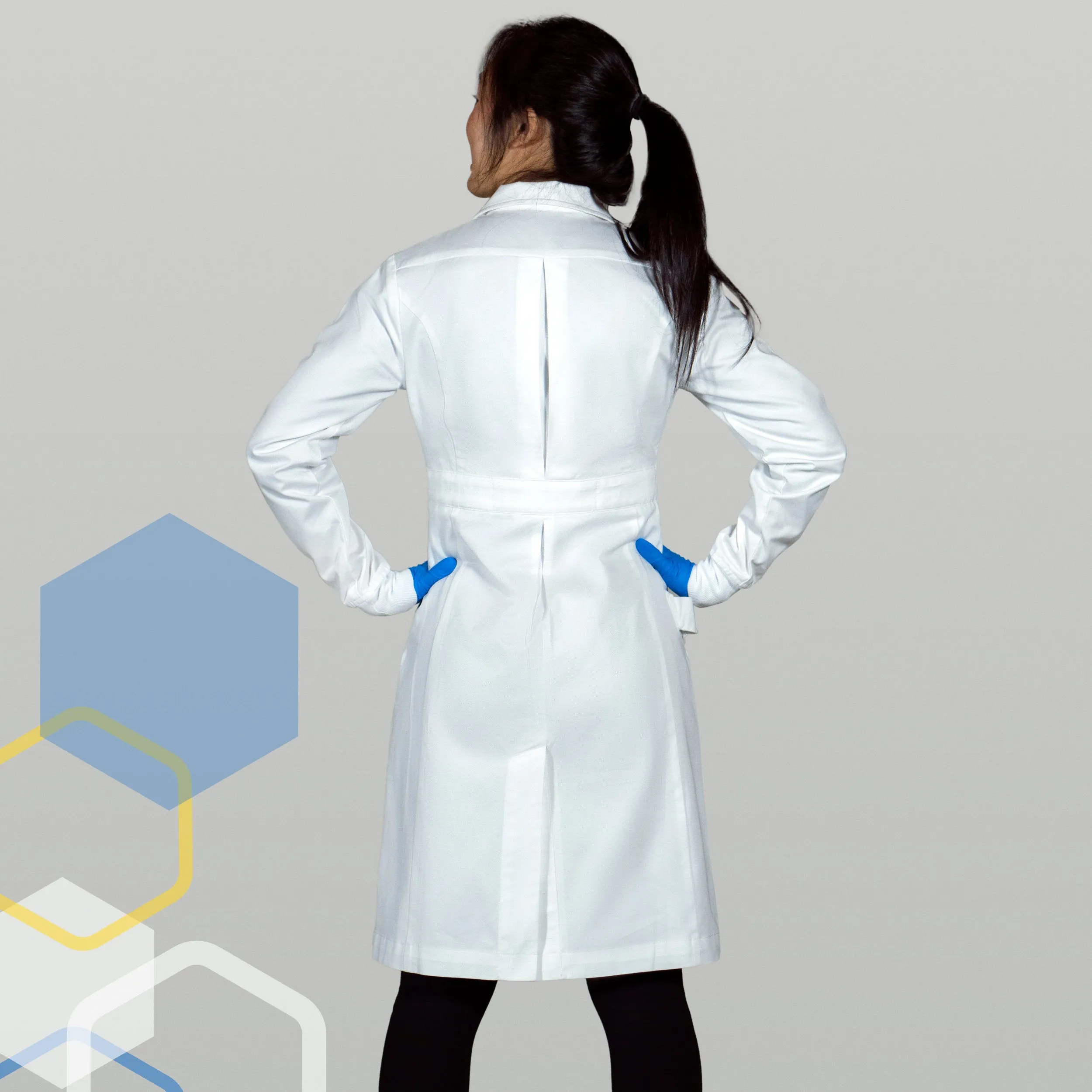 The "Curie" Women's Cotton Lab Coat (Gen 2)