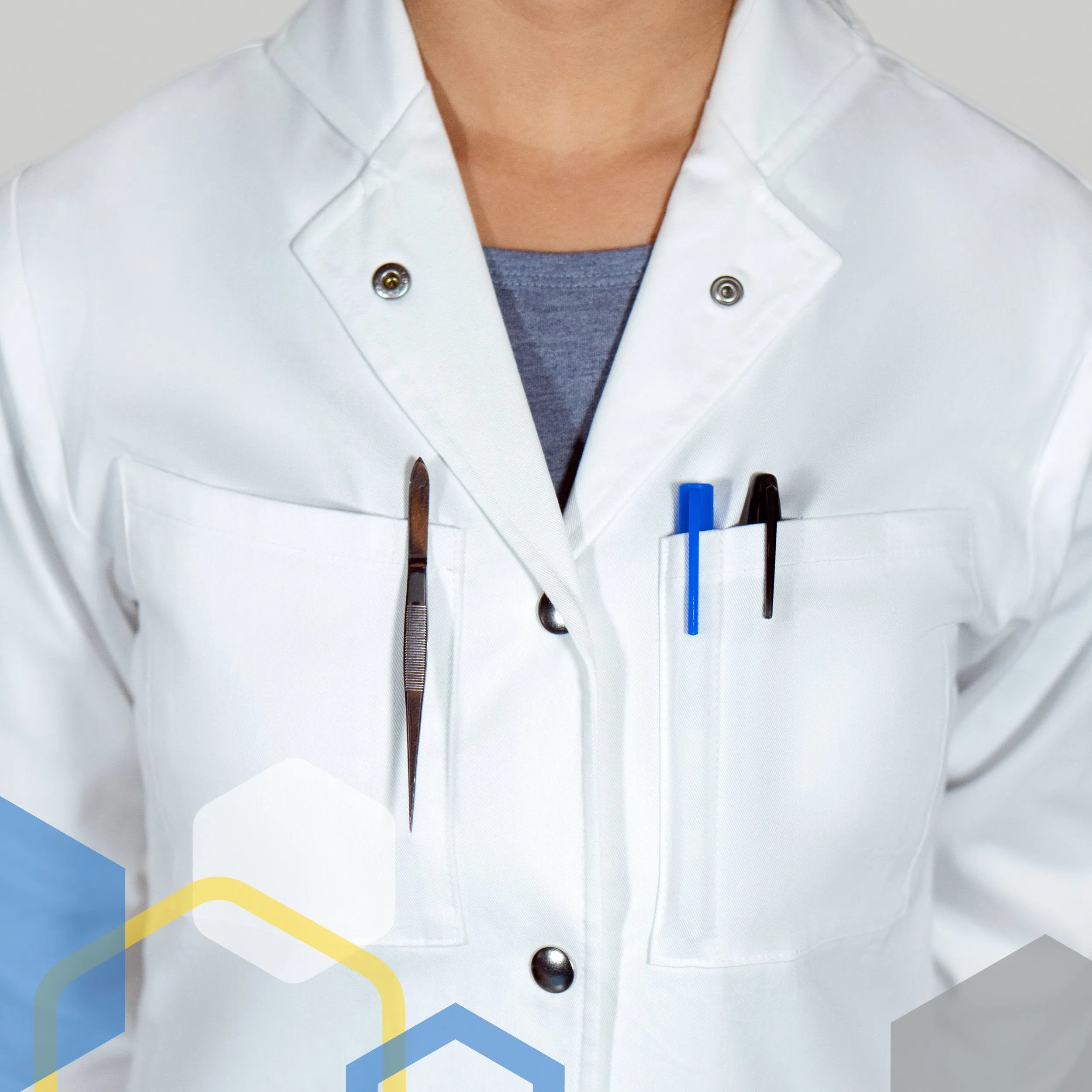 The "Curie" Women's Cotton Lab Coat (Gen 2)