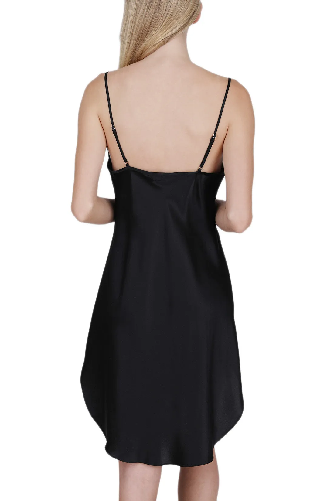 Women's 100% Silk Slip with Shirttail