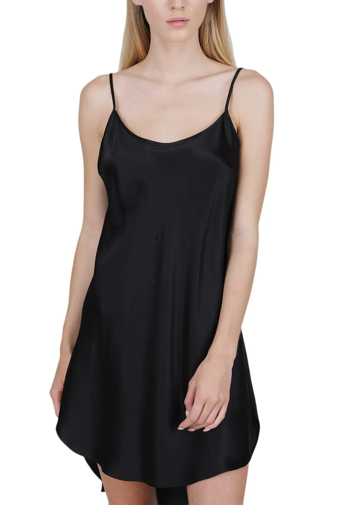 Women's 100% Silk Slip with Shirttail