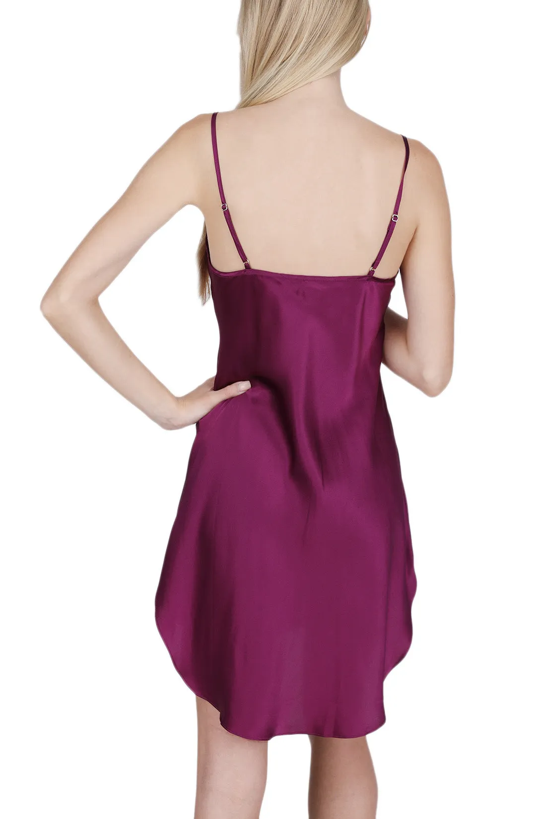 Women's 100% Silk Slip with Shirttail