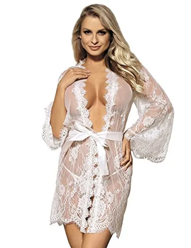 Women's Sexy Lingerie Lace Gown Dress Plus Size